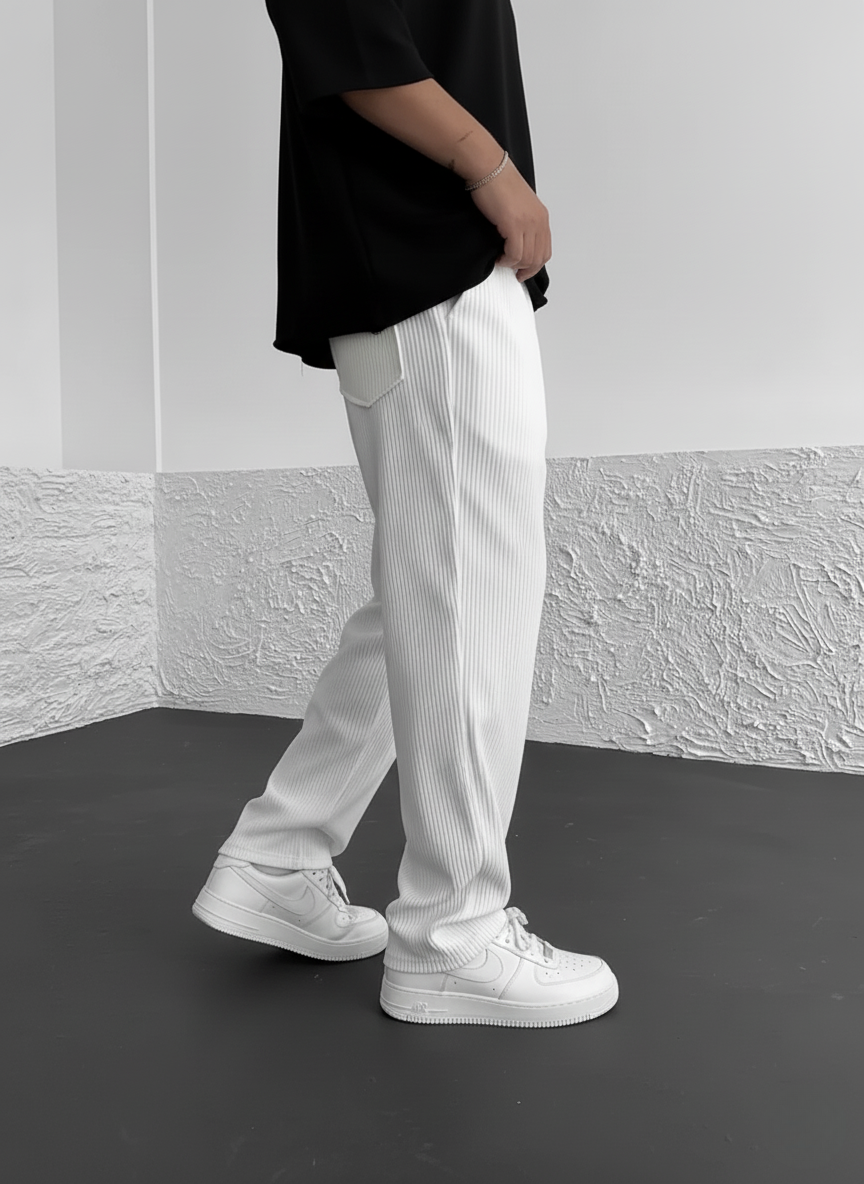 Relaxed Fit Corduroy Broek