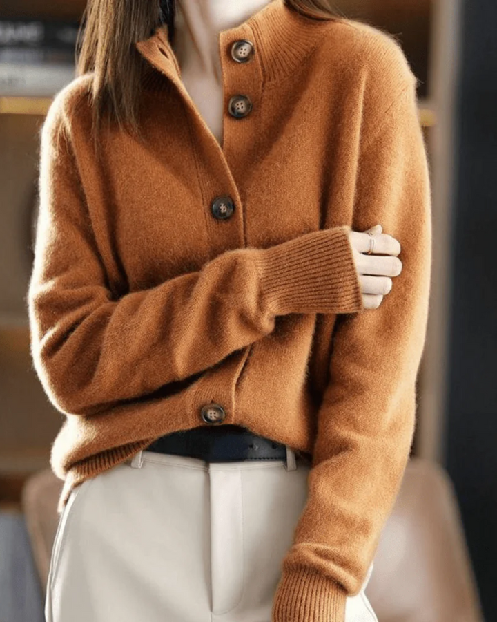 Claire | Retro-Stijl Cashmere Cardigan