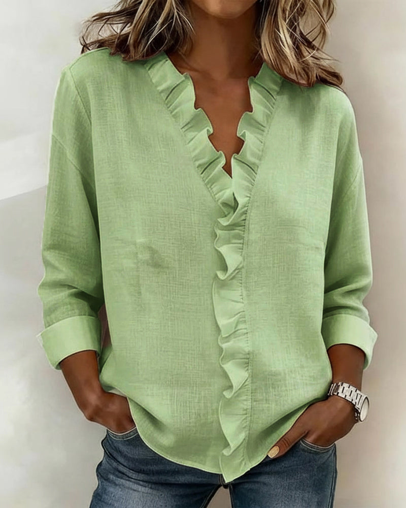 Penny | Elegante blouse met lange mouwen