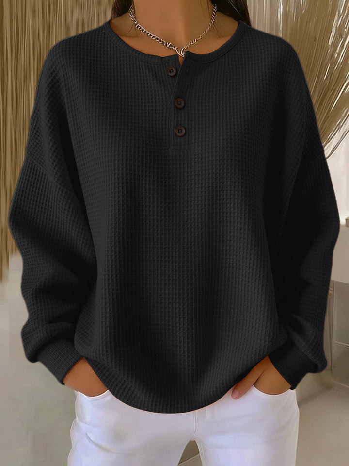 Adèle™ | Sweatshirt met Elegante Col