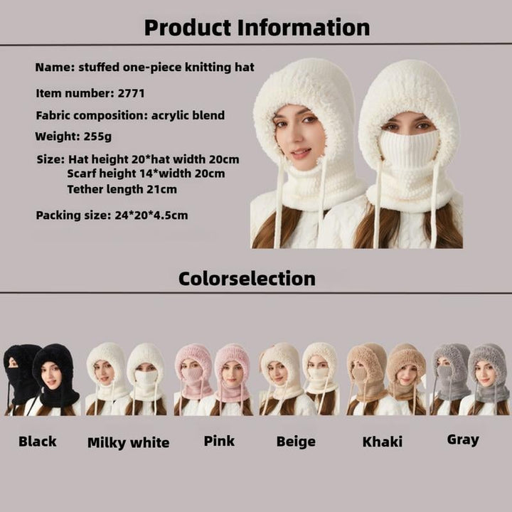 3-in-1 Beanie Hoed Voor Vrouwen