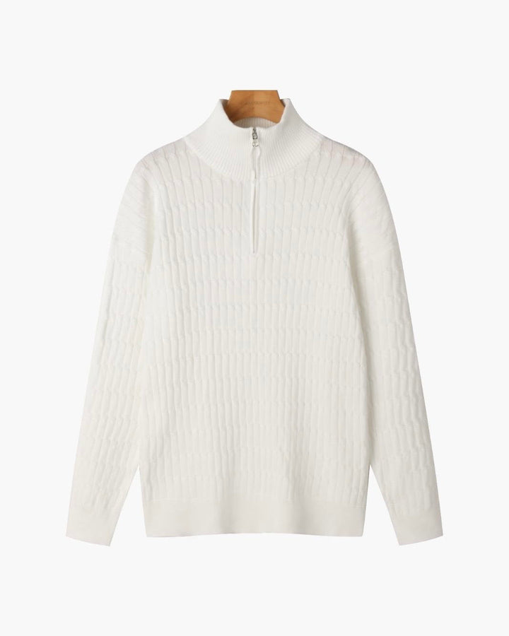 Pull Demi-Zip Golvend