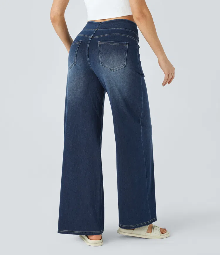 Comfortabele jeans met hoge taille