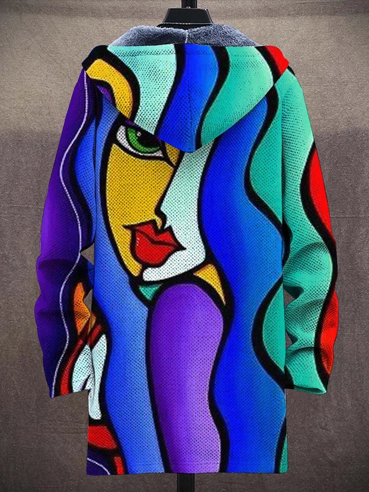 Allira | Luxe cardigan geïnspireerd op kunst