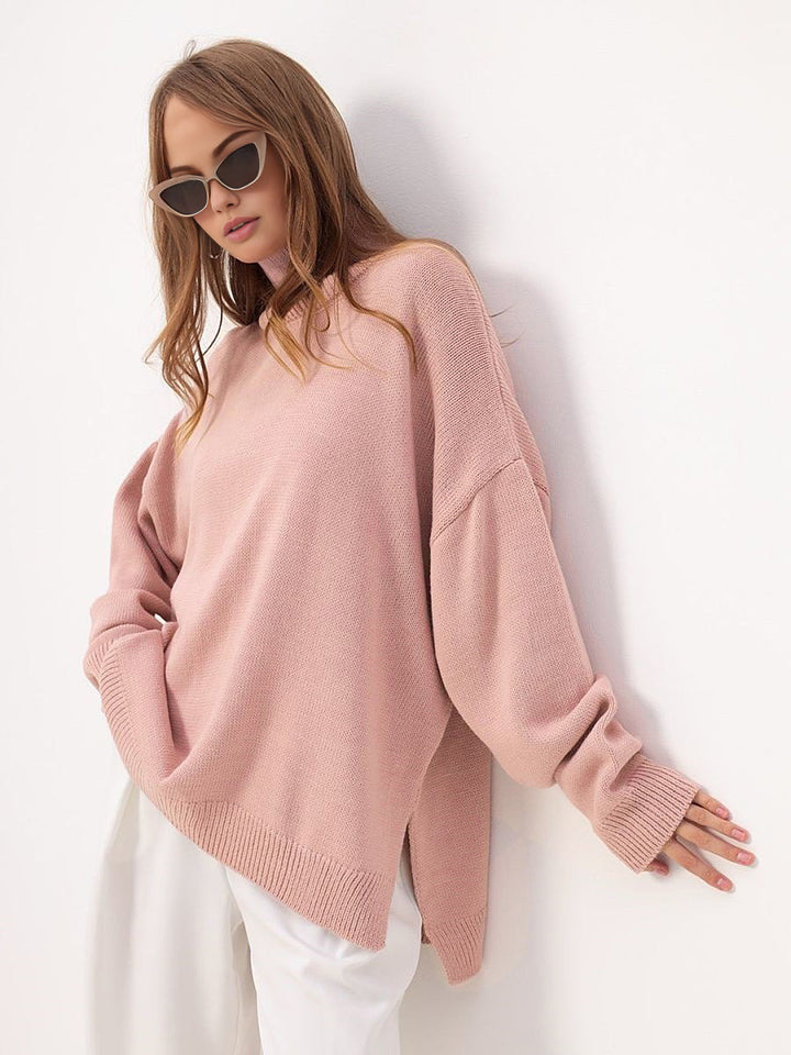 Oversized Trui met Split