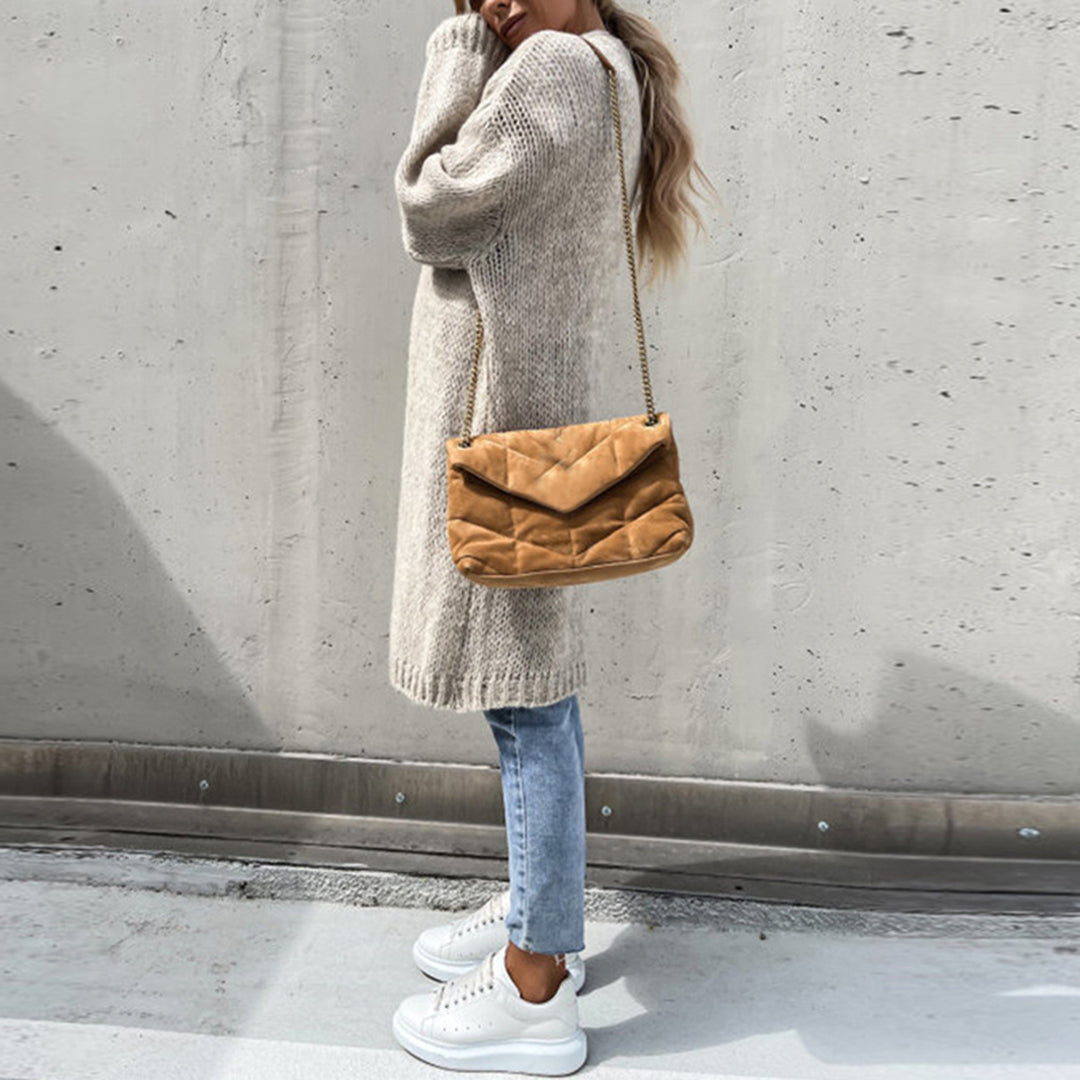 Lorena – lange klassieke cardigan