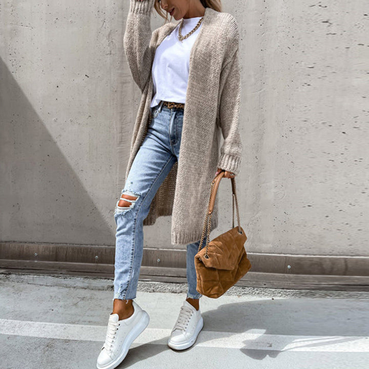 Lorena – lange klassieke cardigan