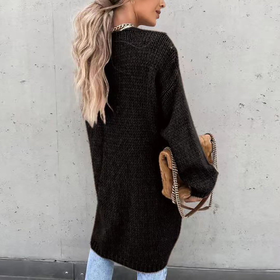 Lorena – lange klassieke cardigan