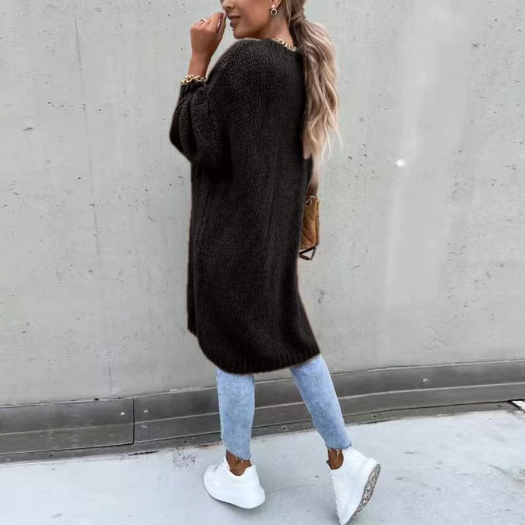 Lorena – lange klassieke cardigan