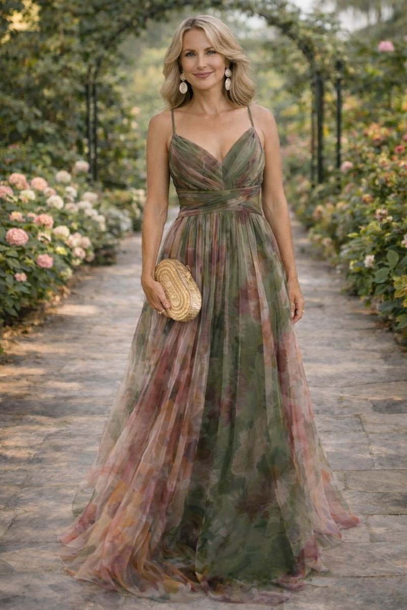 Giselle™ | Bloemen Maxi Jurk
