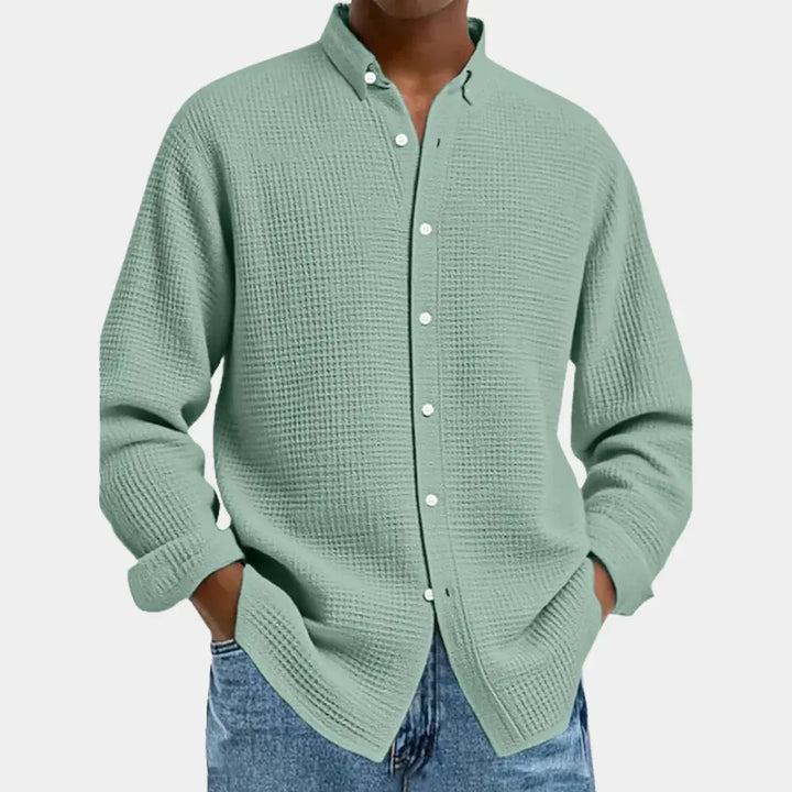 Henrik | Elegante textuur blouse