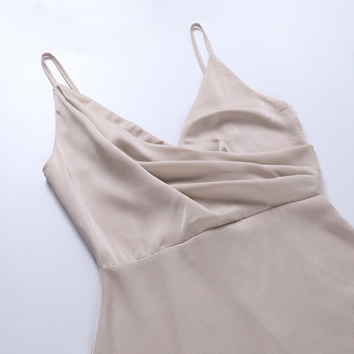 Elegante strapless jurk