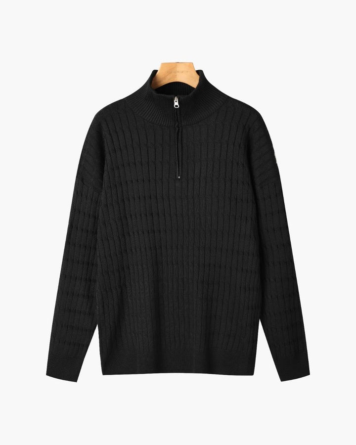 Pull Demi-Zip Golvend
