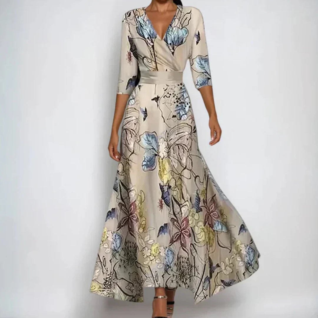 Éilis – Luxe Bloemenjurk