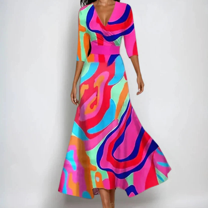 Éilis – Luxe Bloemenjurk