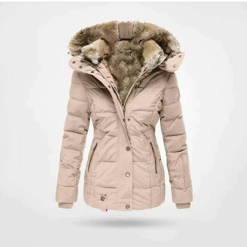 Dames oversized wollen cape mantel – Grijs, warm en elegant voor herfst en winter