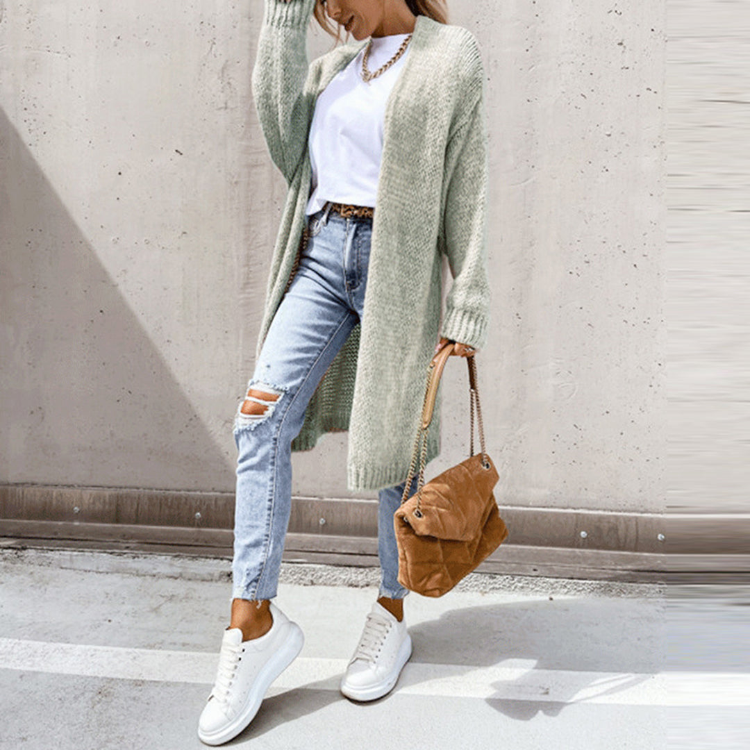 Lorena – lange klassieke cardigan