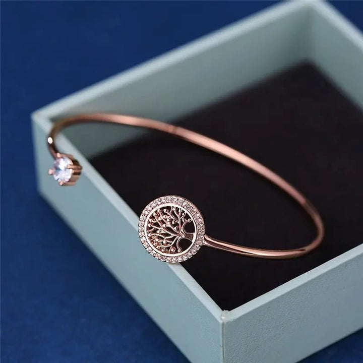 Tijdloze Boom des Levens Verstelbare Armband