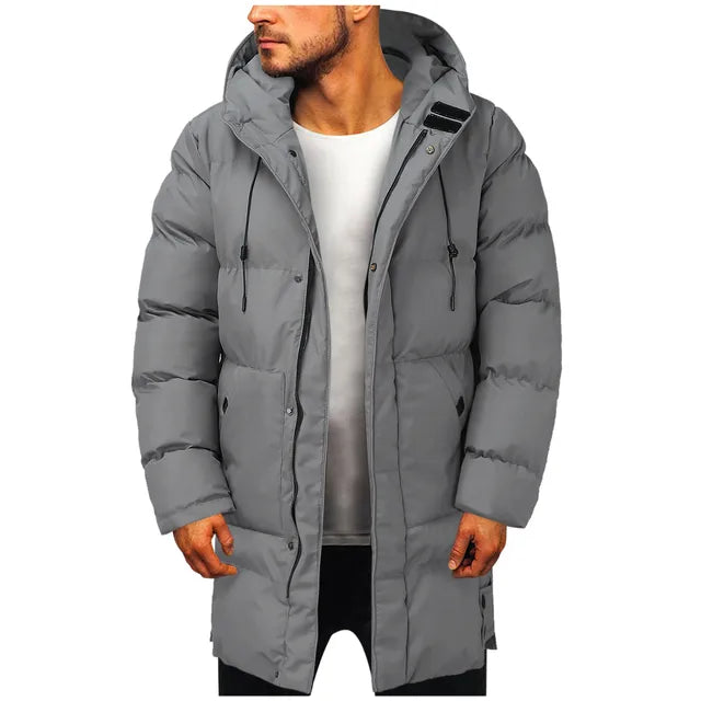 Heren Parka Gewatteerd met Capuchon