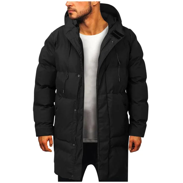 Heren Parka Gewatteerd met Capuchon