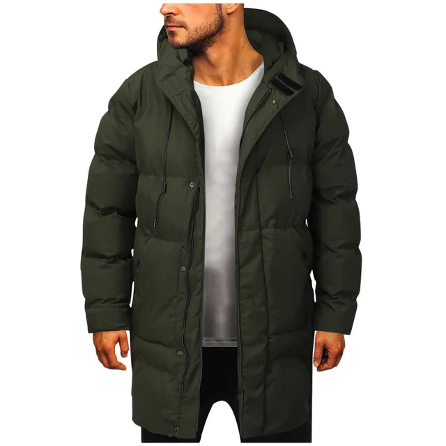 Heren Parka Gewatteerd met Capuchon