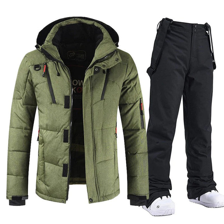 Heren Skipak met Gevoerde Jas en Bretelbroek