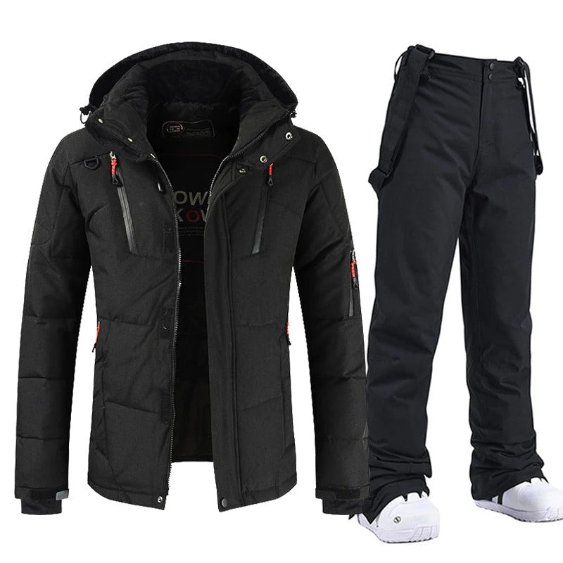 Heren Skipak met Gevoerde Jas en Bretelbroek