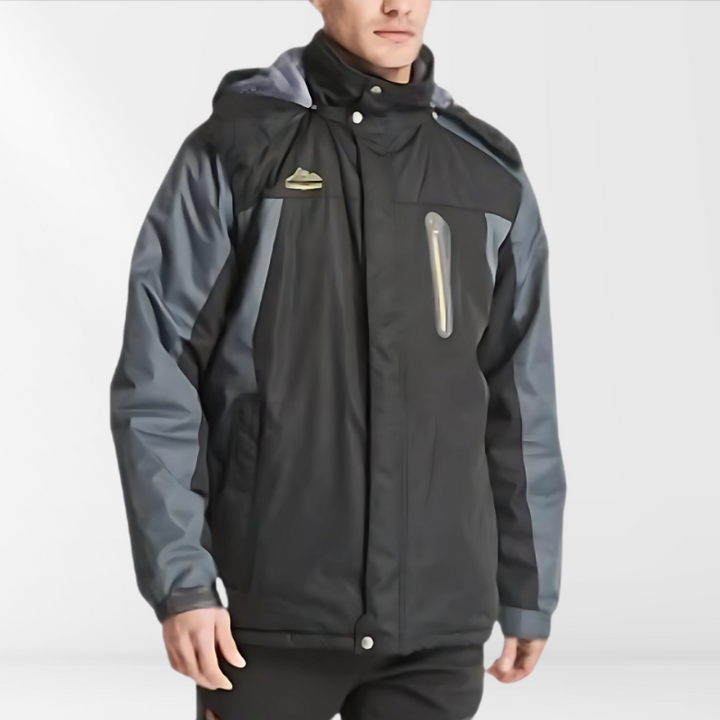 Heren Winterjack met Waterdichte Buitenstof en Warm Fleece