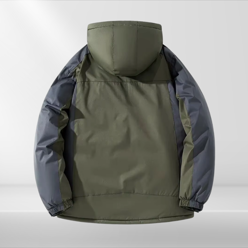 Heren Winterjack met Waterdichte Buitenstof en Warm Fleece