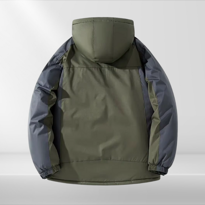 Heren Winterjack met Waterdichte Buitenstof en Warm Fleece