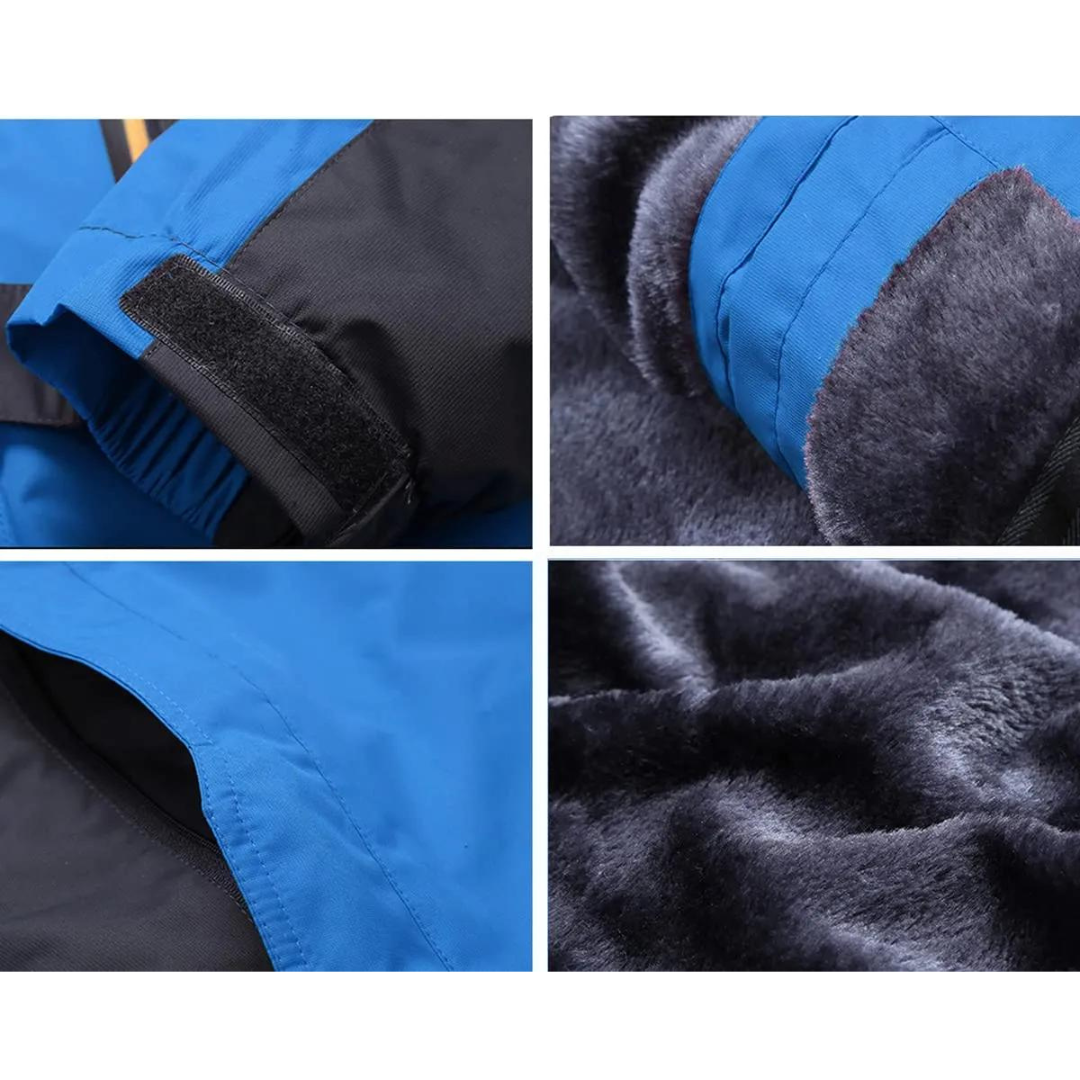 Heren Winterjack met Waterdichte Buitenstof en Warm Fleece