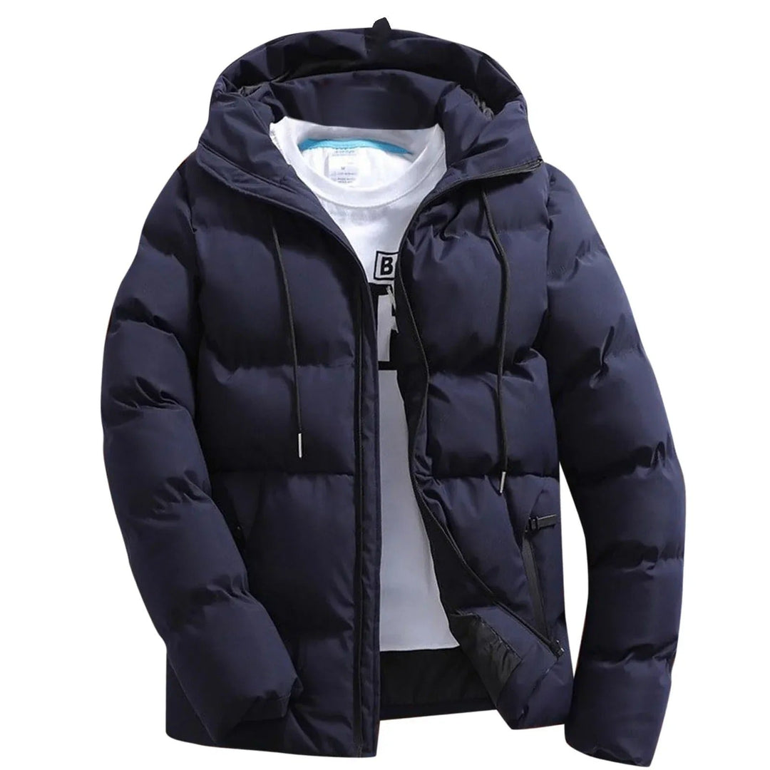 Heren Puffer Winterjas met Capuchon en Ritssluiting