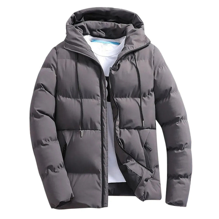 Heren Puffer Winterjas met Capuchon en Ritssluiting