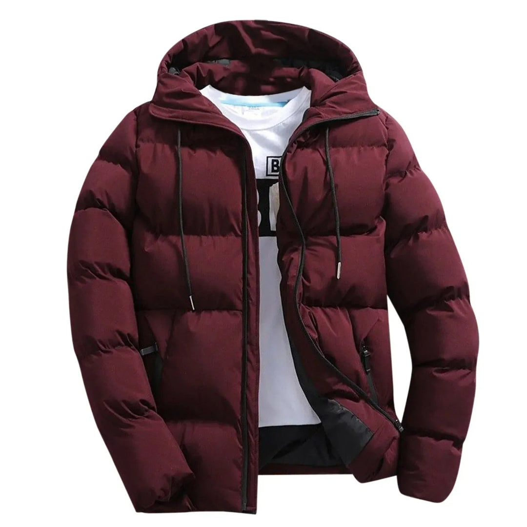 Heren Puffer Winterjas met Capuchon en Ritssluiting
