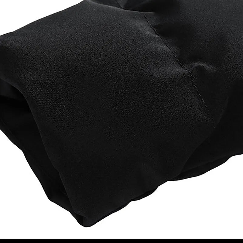 Heren Puffer Winterjas met Capuchon en Steekzakken