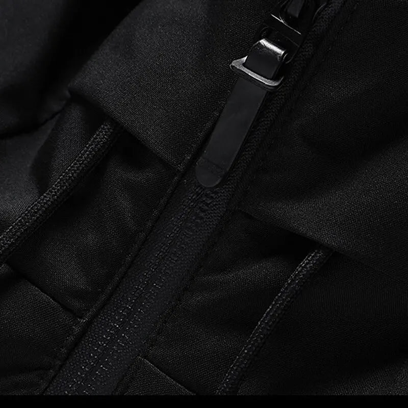 Heren Puffer Winterjas met Capuchon en Steekzakken