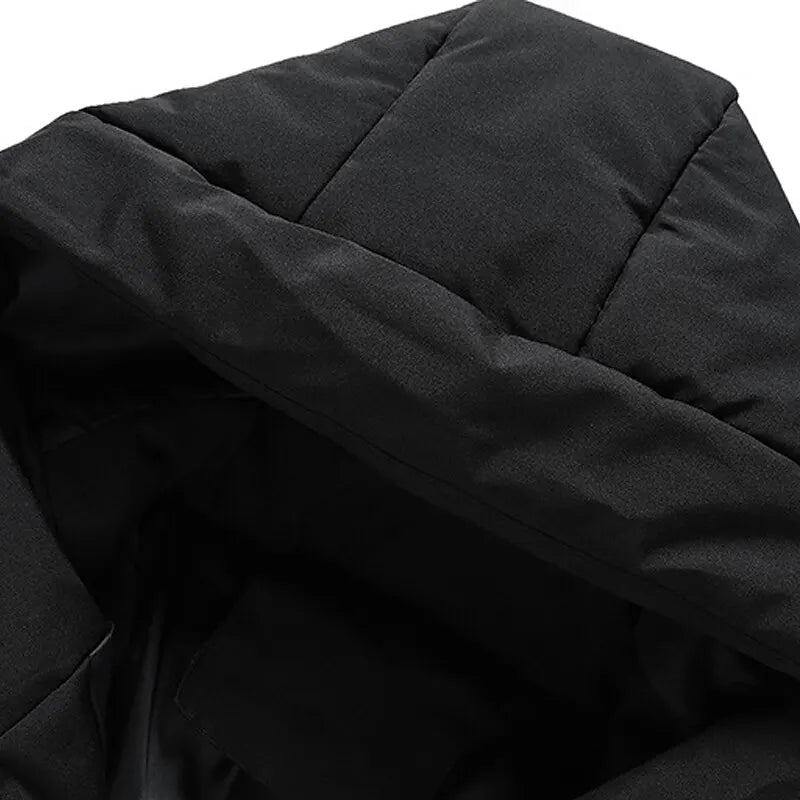 Heren Puffer Winterjas met Capuchon en Steekzakken
