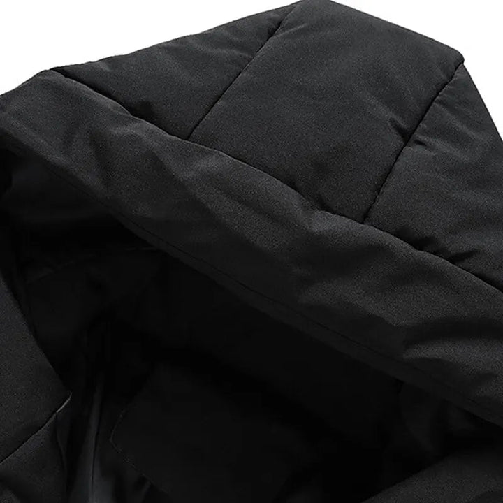 Heren Puffer Winterjas met Capuchon en Steekzakken