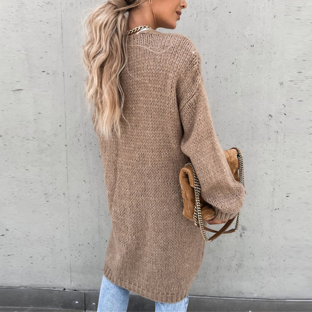 Lorena – lange klassieke cardigan