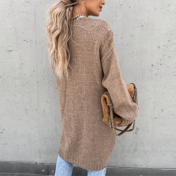 Lorena – lange klassieke cardigan