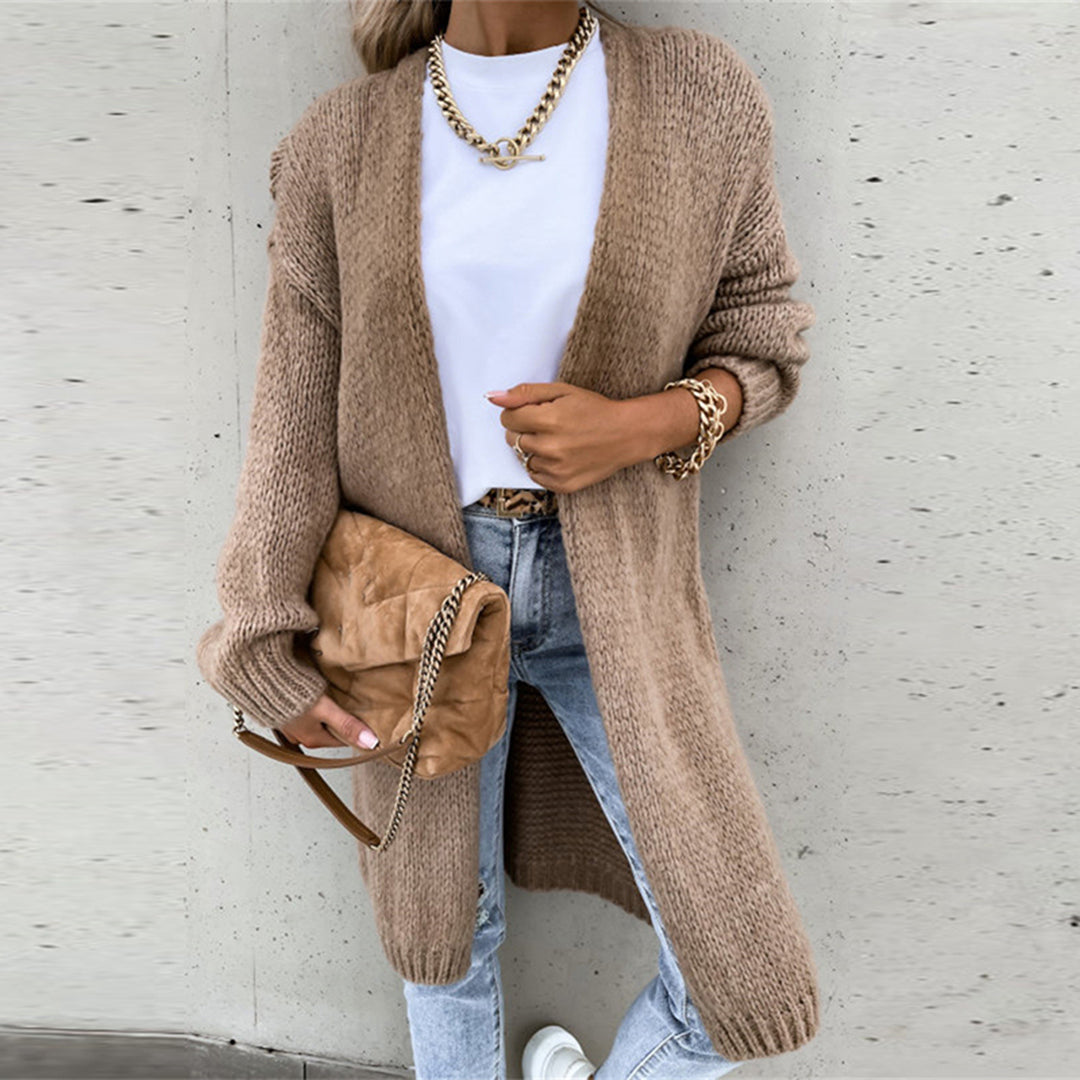 Lorena – lange klassieke cardigan