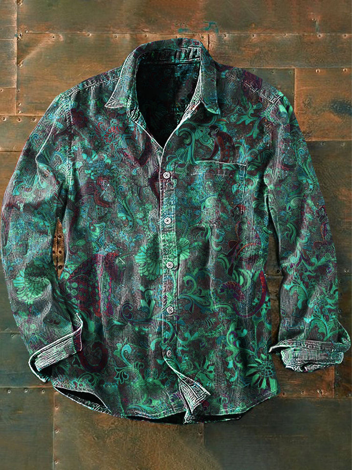 Denzel | Vintage Bloemenprint Overhemd