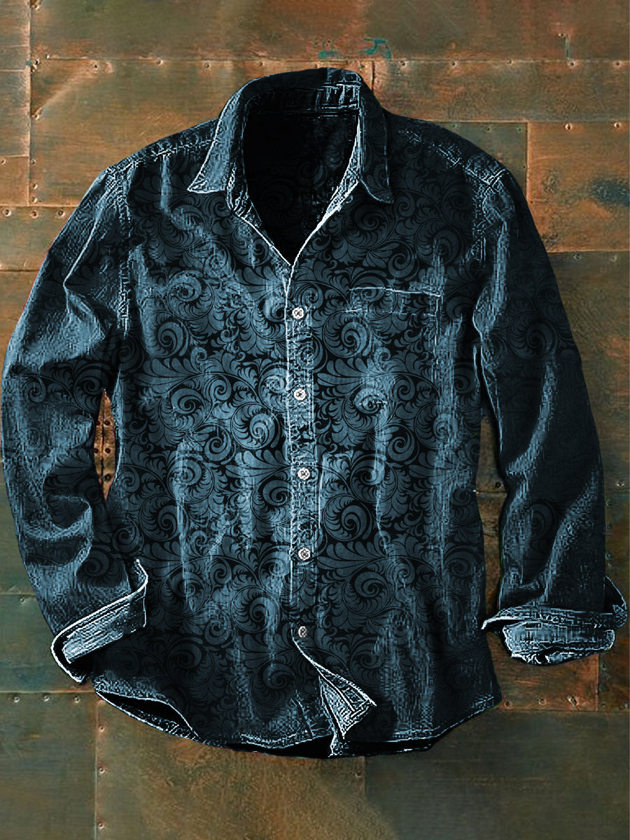 Jeremie | Vintage Gothic Kunstprint Overhemd