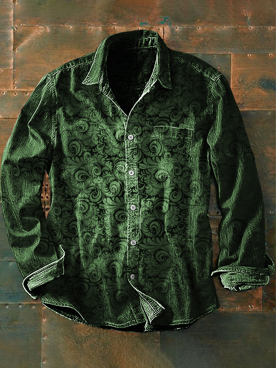 Jeremie | Vintage Gothic Kunstprint Overhemd