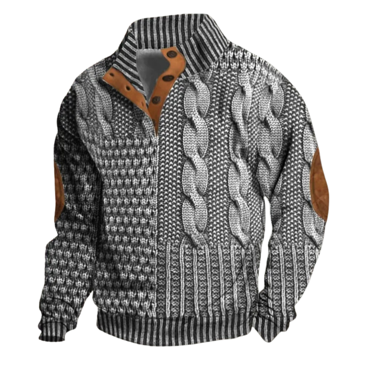 Léo | Elegante en Comfortabele Retro Heren Trui voor Koude Dagen