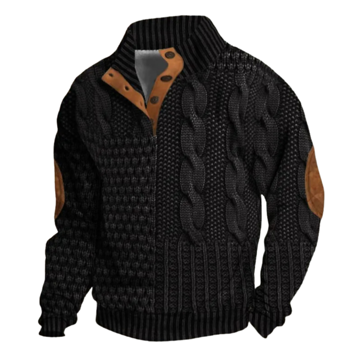 Léo | Elegante en Comfortabele Retro Heren Trui voor Koude Dagen