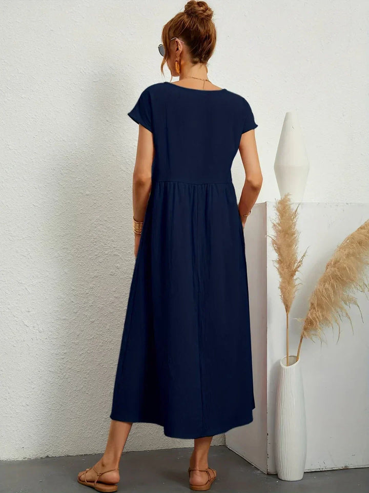 Gabrielle | Midi jurk met tijdloze elegantie