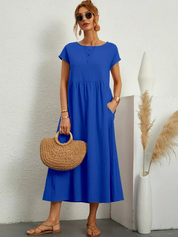 Gabrielle | Midi jurk met tijdloze elegantie