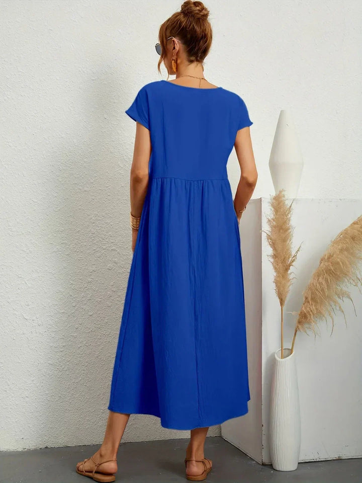 Gabrielle | Midi jurk met tijdloze elegantie