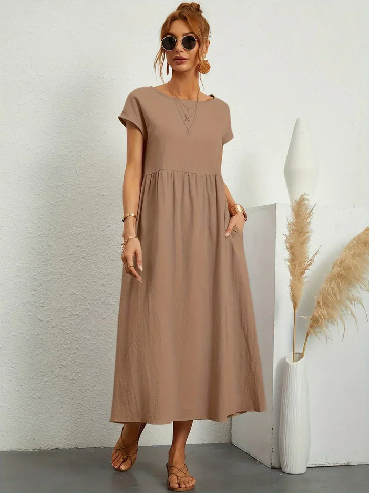 Gabrielle | Midi jurk met tijdloze elegantie